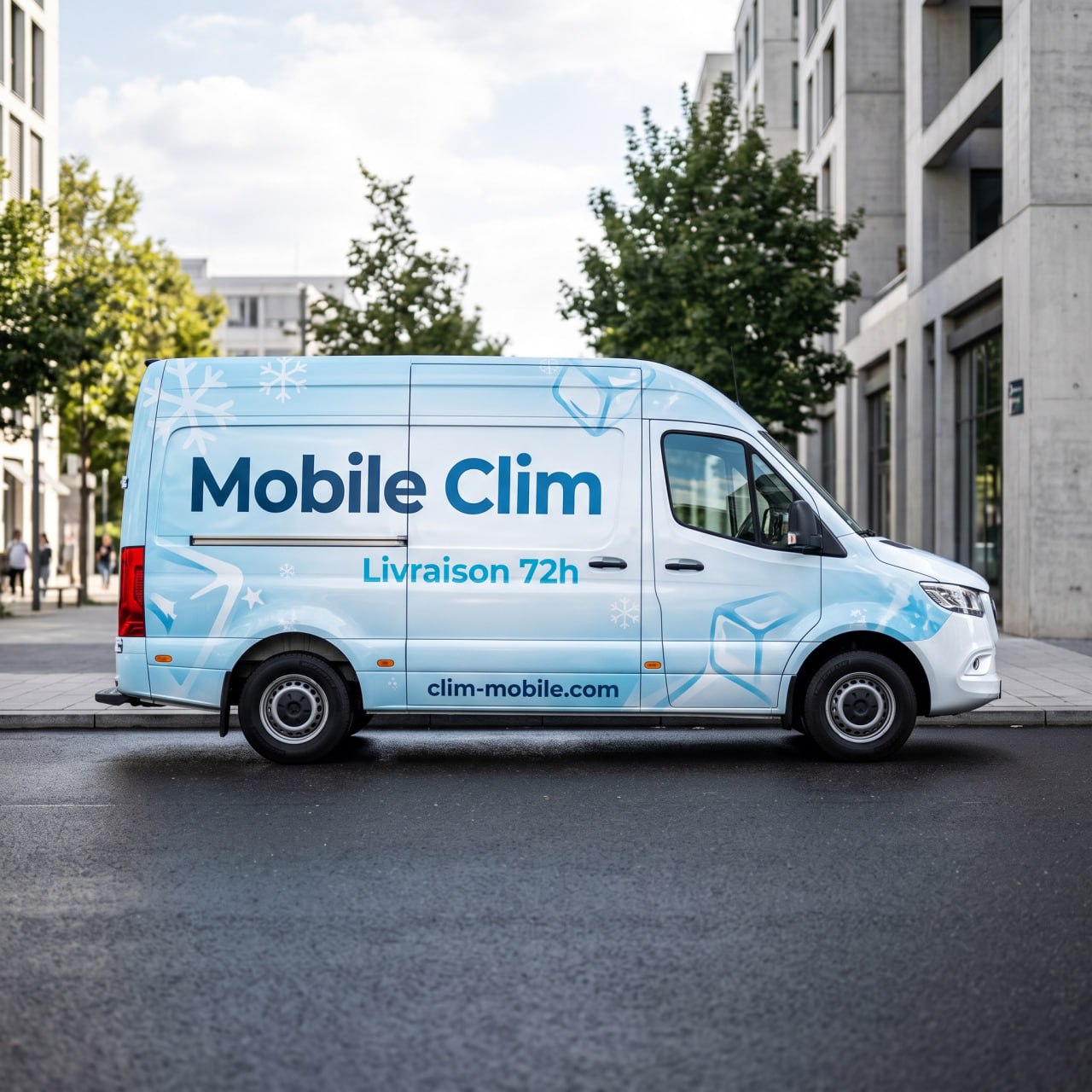 Camion de livraison Mobile Clim — France et Belgique
